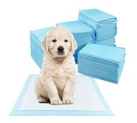 Fousenuk 100 Pièces Alese Jetable, Tapis Absorbant Chien, 33 × 45cm Alaise Jetable Tapis Chien Pipi, Tapis de Propreté Chien, Aleze Impermeable, Pee Pad Apprentissage la Propreté Anti-Fuite Résistante