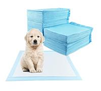 Fousenuk 100 Pièces Tapis Absorbant Chien, 60X60cm Alaise Jetable Alèse Pipi Propreté Educateur Chien Animaux, Aleze Impermeable, Pee Pad Apprentissage la Propreté Anti-Fuite Résistante