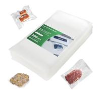 Fousenuk 100 Sacs Sous Vide Alimentaire, Sachet Film Congelation Mise Poche Vide 15cm X 25cm pour Machine Vide, Compatible avec N'Importe Quelle Scelleuse Cuisson Cuiseur, Sans Bpa et Lfgb