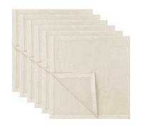 Fousenuk 6 pièces Etamine Alimentaire, étamine 50 x 50cm Mousseline Lavable pour Cuisiner, Toile à Fromage Coton Respirable Tissu Filtrant pour Filtrer Vin, Jus, Fromage, Lait, Thé, Épices, Tofu