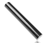 Fousenuk 6D Covering Carbone, 30×300cm Fibre de Film Voiture Autocollant Adhésif, Plastique Noir Brillant Film Carbone Protection, Imperméable Antiadhésive, pour Voitures, Motos, DIY Décora