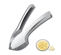 Fousenuk, Ecrase Ail Manuel, Extra fort et Durable Presse-Ail, Garlic Press, Hachoir à Gingembre, Facile à Presser et Utiliser et à Nettoyer, Design Elégant en Alliage de Zinc