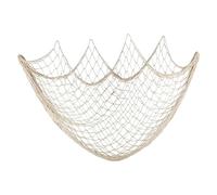 Fousenuk Filet de Peche Decoratif, Décoration Murale Plage, Méditerranéen Style Maison, Décoratif Extérieur Mer Poisson Decoration, pour de Photographie Fête Plage 100cm × 200cm