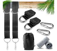 Fousenuk Sangle Hamac, Fixation Hamac Charge Max 400kg avec Sac Rangement