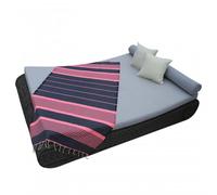Vivezen - Fouta tunisienne 1m x 2m - Tissage plat ou nid d'abeille - 100% coton 380g - 25 modèles