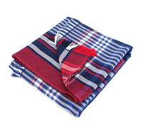 Fouta doublée éponge 100x180 cm CALADOR Multicolore rouge