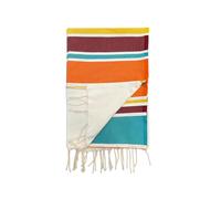 Fouta plate - helios orange