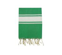 Fouta plate - kozo vert emeraude