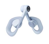 FOUTP Appareil d'Entraînement du Plancher Pelvien, Exerciseur de Hanche, Noir et Jaune, Silicone et Mesh, avec Compteur, Post-Partum (B)