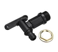 FOUTP Robinet cuve 1000l Plastique,Adaptateur de boîte de Rangement d'eau IBC,Adaptateur Robinet Tuyau arrosage,pour recuperateur Eau de Pluie, réservoir de Carburant (Cuivre)