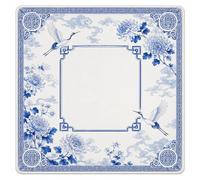 foutrey Tapis de mahjong, 80 x 80 cm, épaisseur de 3 mm, style chinois | Sac de rangement antidérapant, réduction du bruit, design avec coutures sur les bords, convient pour le mahjong et les cartes