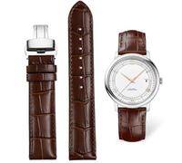 FOUUA Bracelet de Montre Bracele 12 13 14 15 16 17 18 19 20 21 22 24mm Cuir véritable Alligator Embossé Remplacement Déploiement Boucle De Bracelets Argent Or Or Rose