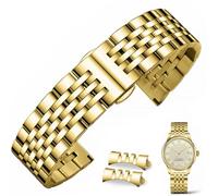 FOUUA Bracelet de Montre en Acier Inoxydable avec Extrémité Droite et Incurvée Bracelet de Montre en Métal Massif de Qualité Supérieure 16mm 18mm 19mm 20mm 22mm pour homme femme