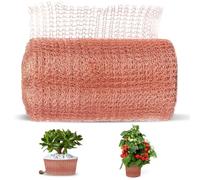 Fouvin Filet de cuivre anti-limaces, 12,7 cm x 15 m, contre les limaces, les escargots, le fil de cuivre, tresse de cuivre découpable, pour jardin, répulsif contre les limaces et les souris