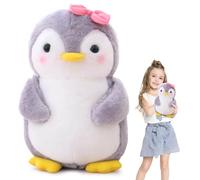 Fouvin Peluche en forme de pingouin pour filles de 23 cm, jouet en peluche Squishmallow, joli cadeau pour garçons et filles