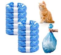Fouvin - Sacs à litière pour chat - Lot de 10 recharges compatibles avec Litter Genie XL & Litter Locker & LitterLocker II et pour cassette de recharge Littycat (10 unités)