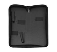 FOVAOK Étui en cuir synthétique pour ciseaux de coiffure, ciseaux de coiffure, accessoires de barbier, Noir , 1PCS