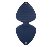 FOVAOK Étui pour médiators de guitare électrique acoustique avec pochette de rangement en cuir, bleu, Taille unique