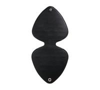 FOVAOK Étui pour médiators de guitare électrique acoustique avec pochette de rangement en cuir, Noir , Taille unique