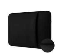 FOVAOK Housse de protection pour ordinateur portable de 13", 14", 15,6" - Convient à tous les modèles d'ordinateurs - Noir sans velours - Pour 14"