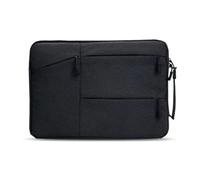 FOVAOK Housse de transport pour ordinateur portable de 13 à 15,6 pouces avec bandoulière en tissu hydrofuge durable pour les affaires, les loisirs, l'école
