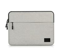 FOVAOK Housse imperméable pour ordinateur portable de 11", 12", 13", 14", 15", 15,6", 16" - Convient à tous les modèles d'ordinateurs portables (gris clair, pour 14-15")