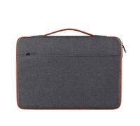 FOVAOK Housse pour ordinateur portable de 13", 14", 15", 15,6" - Pour ordinateur portable - Résistante aux chocs - Mallette de voyage pour homme - Gris
