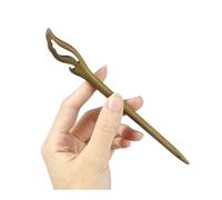 FOVAOK Lot de 12 épingles à cheveux chinoises vintage en bois de santal vert ethnique pour femmes et filles - Accessoires de coiffure (style 9)