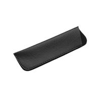 FOVAOK Lot de 2/4 étuis de rangement en cuir souple imperméable et solide pour lunettes de soleil (noir, 15,5 x 5 cm, 2 pièces), Noir - 15,5 x 5 cm, taille unique