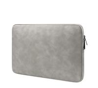 FOVAOK Lot de 2 housses en cuir imperméable pour ordinateur portable de 13", 14", 15", 15", convient à tous les modèles d'ordinateurs portables (gris clair, pour 13 à 13,3")