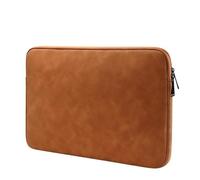 FOVAOK Lot de 2 housses imperméables en cuir pour ordinateur portable de 13", 14", 15", convient à tous les modèles d'ordinateurs portables (marron, pour ordinateur portable de 14 à 15,4")