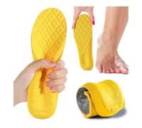 FOVAOK Lot de 2 semelles orthopédiques en mousse à mémoire de forme en latex doux pour homme et femme - Pour le sport, la course à pied - Respirantes - Pour le soin des pieds (41-42)