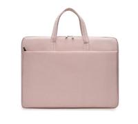 FOVAOK Mallette portable imperméable de grande capacité pour ordinateur portable 14" (rose)