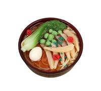 FOVAOK Nouilles artificielles lamian artificielles, modèle d'aliment japonais, accessoires alimentaires de restaurant, magasin, vitrine, décoration de table (5)