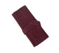 FOVAOK Pochette à ciseaux enroulable professionnelle en polyuréthane pour salon de coiffure, ciseaux de coiffure, étui, bordeaux, 1PCS
