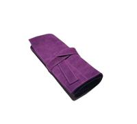 FOVAOK Pochette à ciseaux enroulable professionnelle en polyuréthane pour salon de coiffure, ciseaux de coiffure, étui, violet, 1PCS