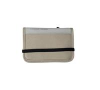 FOVAOK Porte-passeport imperméable multifonction pour petite carte de crédit, sac de rangement portable pour documents, gris clair, Taille unique