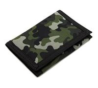FOVAOK Portefeuille pour homme en tissu camouflage pliable en polyester court pour garçons décontracté tendance portefeuilles, Style 2, 2 pièces