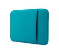 FOVAOK Sac intérieur pour ordinateur portable 11/13/14/15/16/17", poche avant pour alimentation, sac multifonction pour ordinateur portable (bleu lac, 11-12")