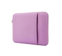 FOVAOK Sac intérieur pour ordinateur portable 11/13/14/15/16/17", poche avant pour alimentation, sac multifonction pour ordinateur portable (violet, 16 à 17")