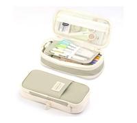 FOVAOK Trousse à crayons de grande capacité pour étudiants - Pour filles et garçons - Organiseur de papeterie de bureau - Fournitures scolaires, vert clair, Taille unique