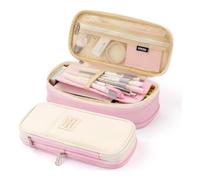 FOVAOK Trousse à crayons de grande capacité pour filles, bureau, étudiants, papeterie, fournitures scolaires, bordeaux, Taille unique