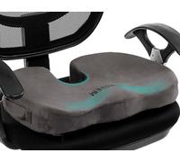 foverhom Coussin de Siège Orthopédique Anti-Dérapant,Coussins en Mousse Mémoire Gel pour avec Housse Velboa,Soulage Les Douleurs du Coccyx, du Dos et la Sciatique