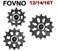 FOVNO 12T 14T 16T jeu de poulies de dérailleur arrière Support de roue de guidage à dents larges et étroites 7-12 vitesses pour vélo de route Shimano oSram vtt 10 pièces 14T