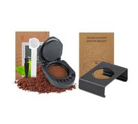 FOVNOT Adaptateur de capsule réutilisable et convertisseur de capsules Dolce Gusto rechargeable, support pour Piccolo XS/EDG 305/EDG 606/S/Genio S
