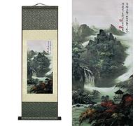 FOVNOT Peinture Chinois, Decoration Murale Salon Tableau Asiatique Decoration Murale Salon Deco Orientale Tableaux, Posters et Arts Décoratifs Tenture Murale