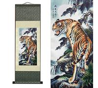 FOVNOT Peinture Chinois, Decoration Murale Salon Tableau Asiatique Decoration Murale Salon Deco Orientale Tableaux, Posters et Arts Décoratifs Tenture Murale