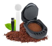 FOVNOT Réutilisable Capsule Adaptateur pour Dolce Gusto, Café Capsule Convertisseur Adaptateur Rechargeable Compatible pour Piccolo XS/EDG 305/EDG 606.S/Genio S/Genio Mini