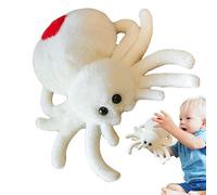 Fovolat Peluche araignée en Peluche, poupée Dessin animé en Peluche, Fournitures décoration Douces pour la Peau pour Chambre d'enfant, Salon, canapé et Chambre à Coucher