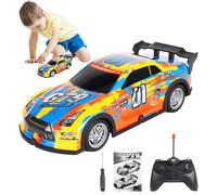 Fovolat Voitures RC pour Adultes - Voiture de Jouet de Sport de Course de véhicule modèle à Grande Vitesse avec lumière - Modèle de véhicule télécommandé 27HZ, Voiture de Jouet de Sport de Course